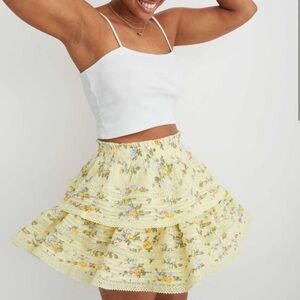 Aerie rock n ruffles skirt